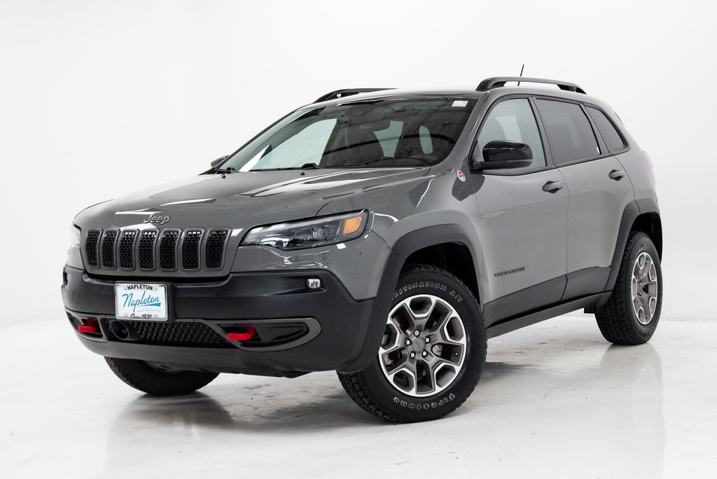 Sting-Gray Clearcoat 2022 Jeep Cherokee SUV / Crossover Four-Wheel Drive 9-Speed Automatic