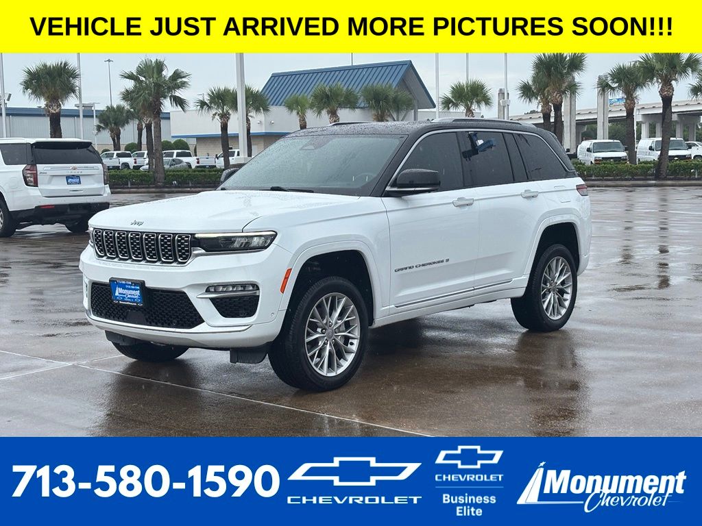 2023 Jeep Grand Cherokee Summit White at Wharton Chevrolet GMC