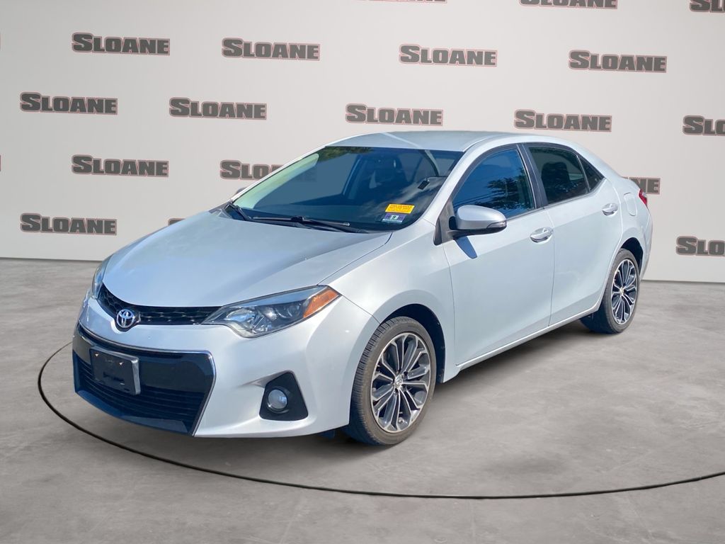Classic Silver Metallic 2015 Toyota Corolla Sedan Front-Wheel Drive Continuously Variable Transmission