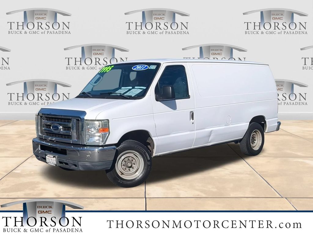 Oxford White 2011 Ford E-Series Van Rear-Wheel Drive 4-Speed Automatic Overdrive