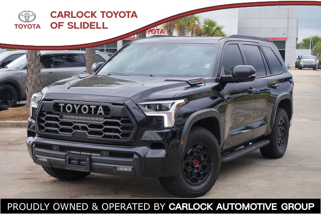 Midnight Black Metallic 2024 Toyota Sequoia SUV / Crossover Four-Wheel Drive Automatic