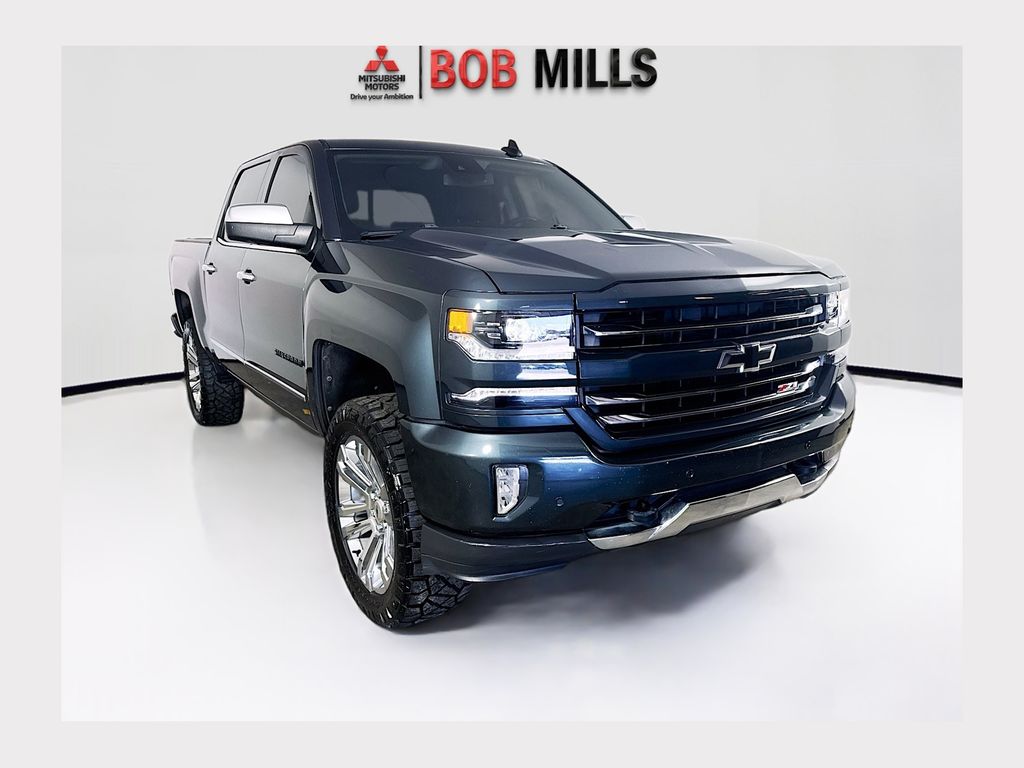 Gray (Graphite Metallic) 2018 Chevrolet Silverado 1500 LTZ Crew Cab 4WD Pickup Truck Four-Wheel Drive 8-Speed Automatic Overdrive