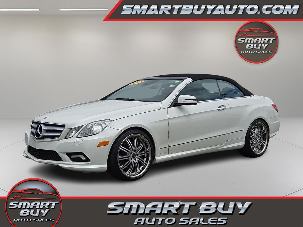 White 2011 Mercedes-Benz E-Class Convertible Rear-Wheel Drive 7-Speed Automatic