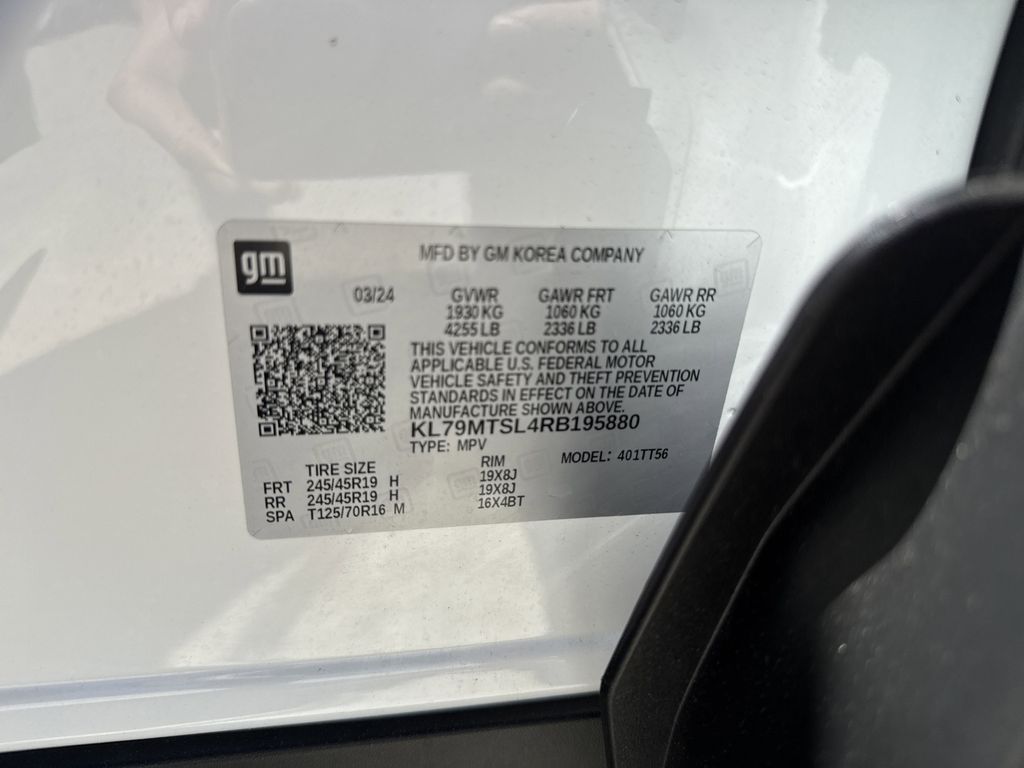 2024 Chevrolet TrailBlazer RS White at Bayway Cadillac of The Woodlands