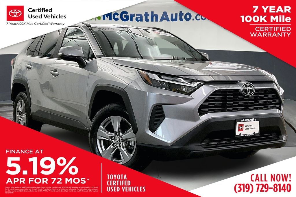 Silver Sky Metallic 2025 Toyota RAV4 XLE AWD SUV / Crossover All-Wheel Drive 8-Speed Automatic