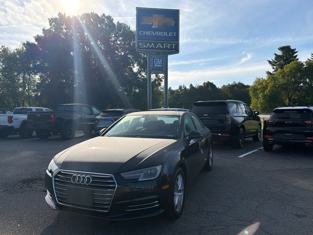 Moonlight Blue Metallic 2017 Audi A4 Sedan All-Wheel Drive 7-Speed Automatic