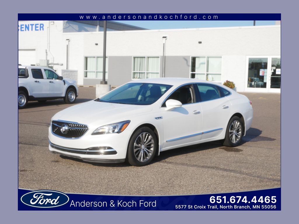 White Frost Tricoat 2019 Buick LaCrosse Sedan Front-Wheel Drive 9-Speed Automatic