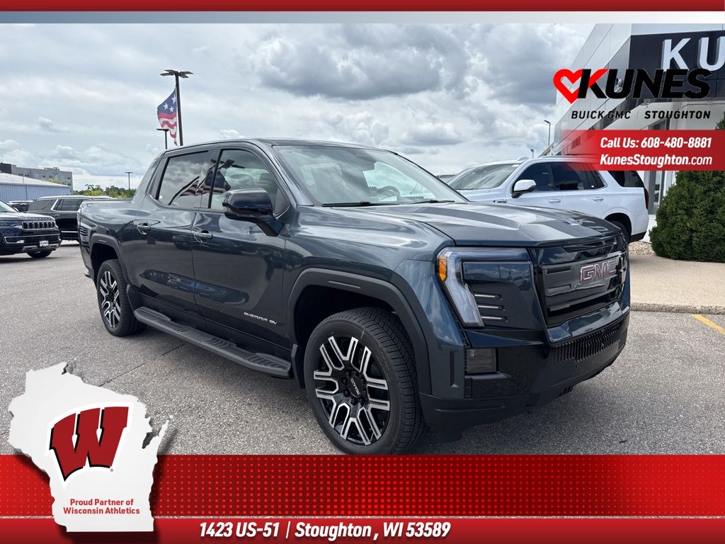 Deep Ocean Metallic 2026 GMC Sierra EV Pickup Truck All-Wheel Drive 1-Speed Automatic