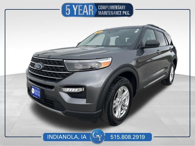Gray Metallic 2022 Ford Explorer XLT AWD SUV / Crossover All-Wheel Drive Automatic