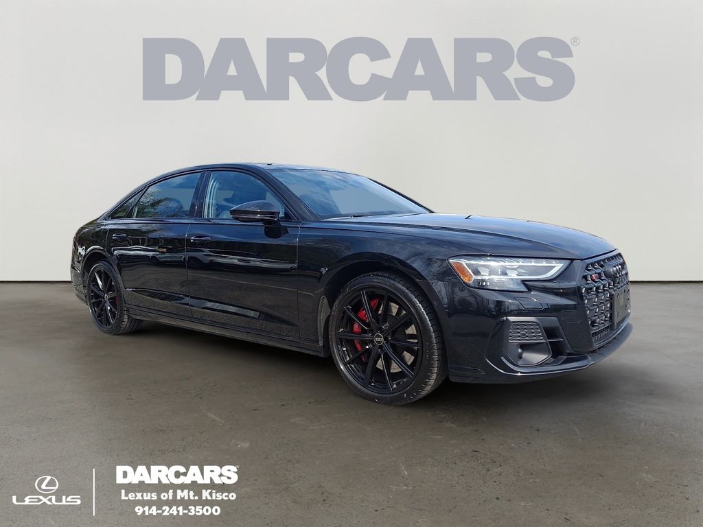 Black Metallic 2023 Audi S8 4.0T quattro Sedan All-Wheel Drive 8-Speed Automatic