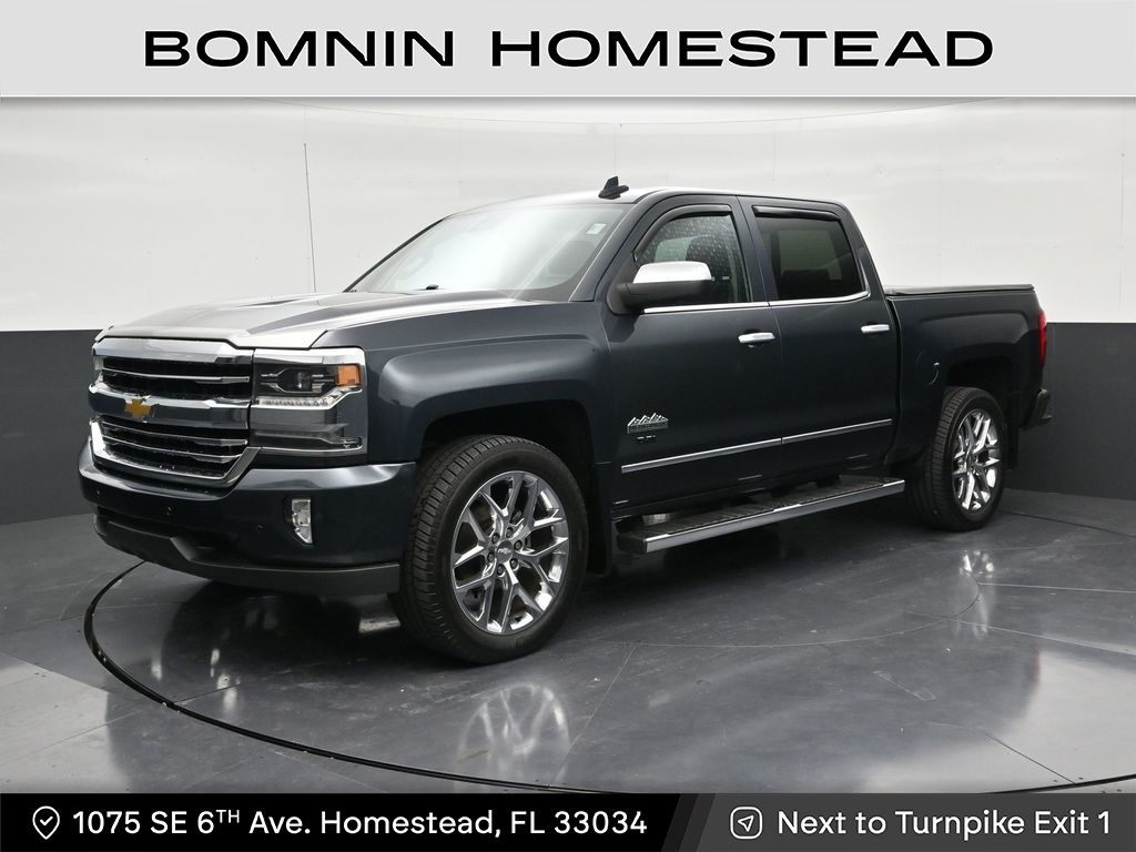 Gray (Graphite Metallic) 2018 Chevrolet Silverado 1500 Pickup Truck Four-Wheel Drive 8-Speed Automatic Overdrive