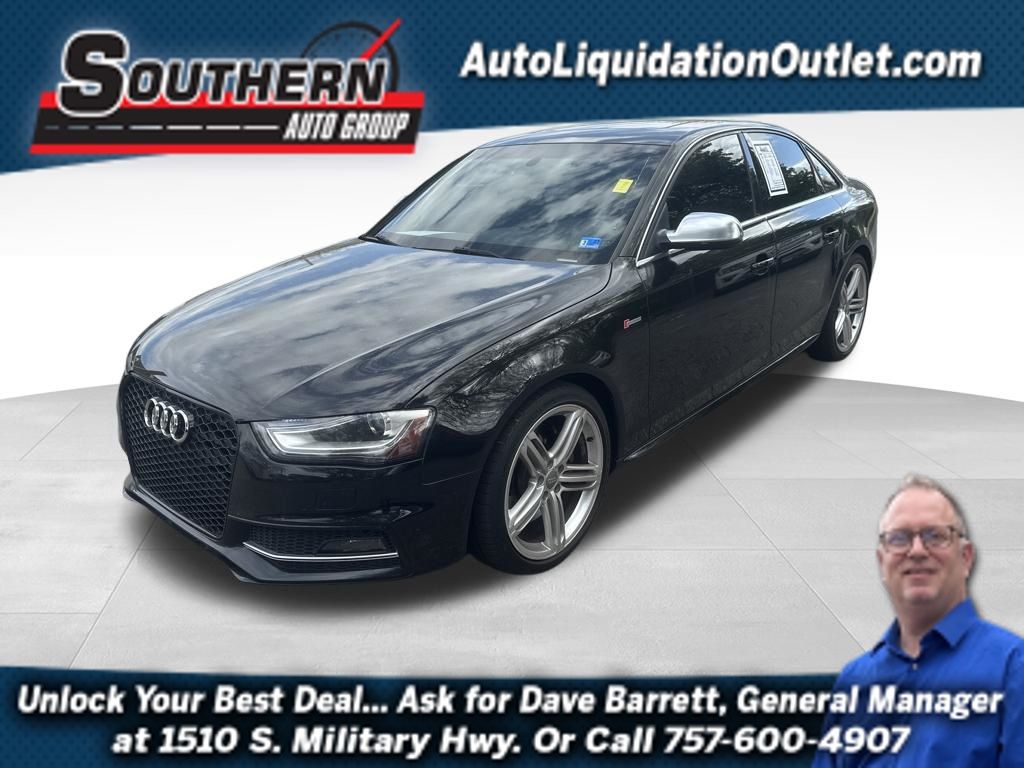 Black Metallic 2015 Audi S4 3.0T quattro Premium Plus Sedan AWD Sedan All-Wheel Drive 7-Speed Automatic