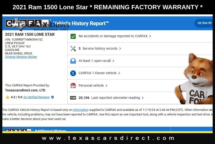 2021 Ram 1500 Big Horn/Lone Star 11