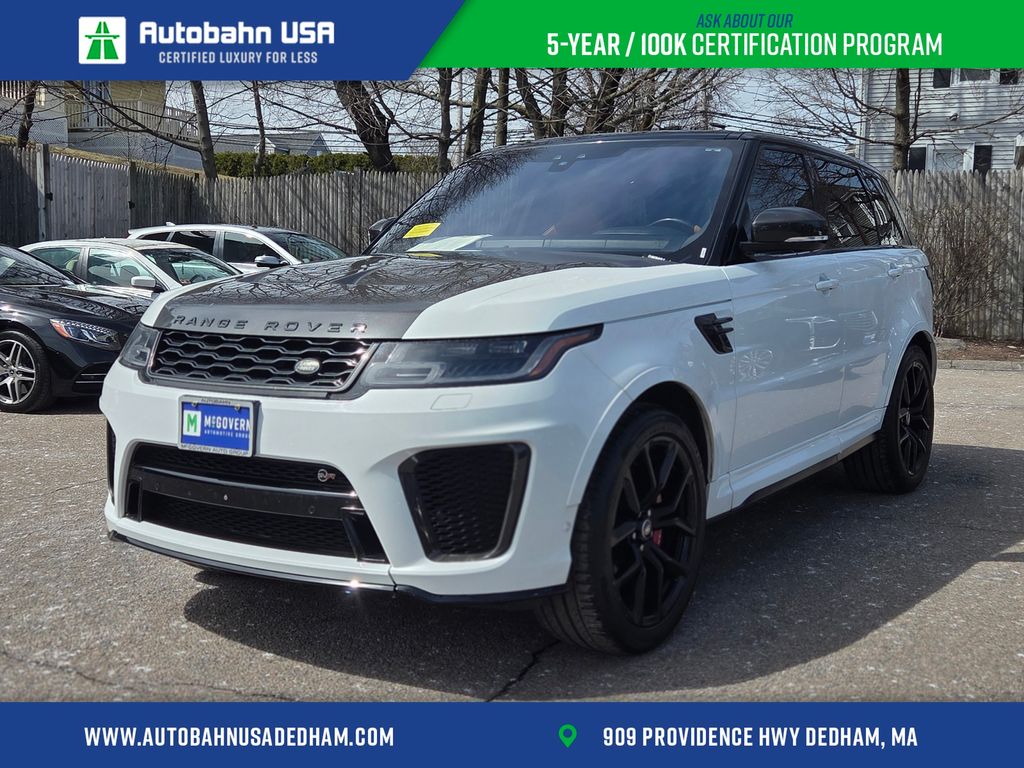 Fuji White 2018 Land Rover Range Rover Sport V8 SVR 4WD SUV / Crossover All-Wheel Drive 8-Speed Automatic
