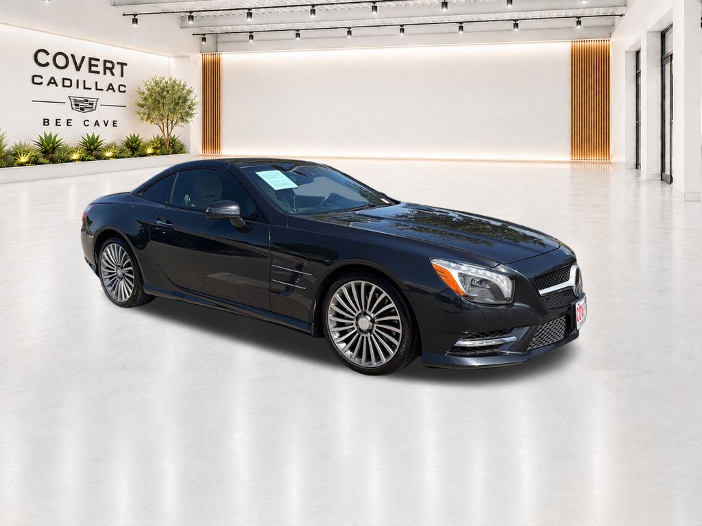 Magnetite Black 2015 Mercedes-Benz SL-Class Convertible Rear-Wheel Drive 7-Speed Automatic
