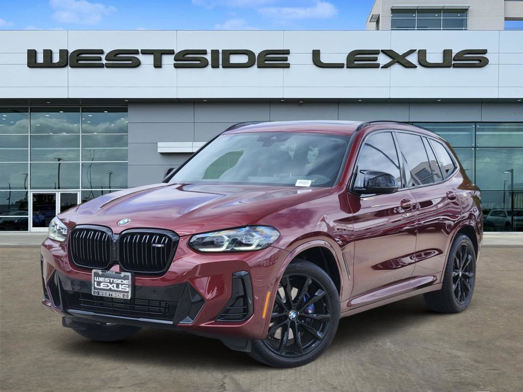 Red Metallic 2023 BMW X3 M40i AWD SUV / Crossover All-Wheel Drive 8-Speed Automatic