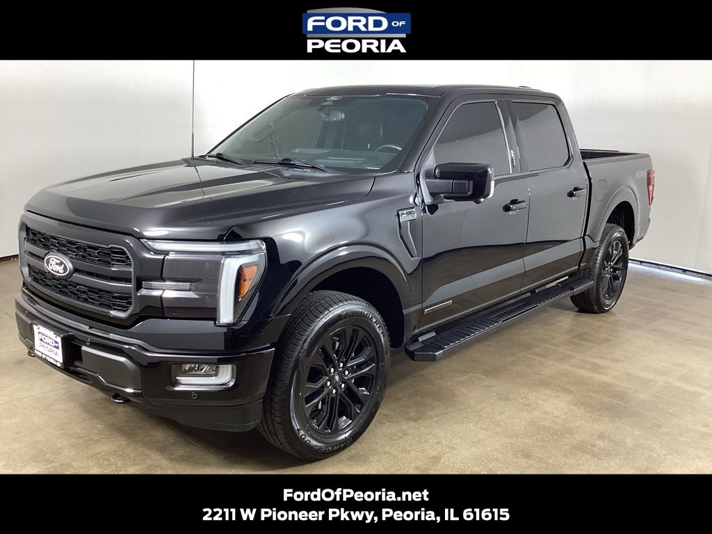 Agate Black Metallic 2024 Ford F-150 Pickup Truck Four-Wheel Drive Automatic