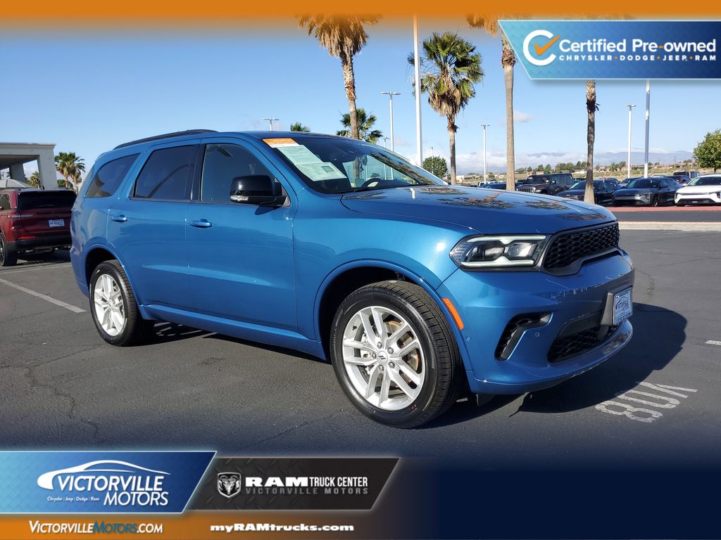 Blue (Frostbite Pearlcoat) 2025 Dodge Durango SUV / Crossover All-Wheel Drive 8-Speed Automatic
