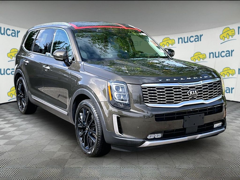 Dark Moss 2020 Kia Telluride SUV / Crossover All-Wheel Drive 8-Speed Automatic
