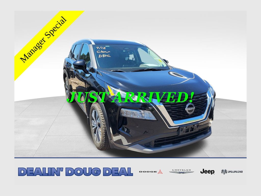 Super Black 2023 Nissan Rogue SUV / Crossover All-Wheel Drive Continuously Variable Transmission