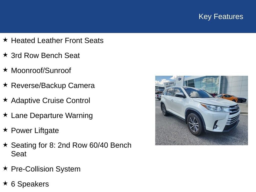 2019 Toyota Highlander XLE