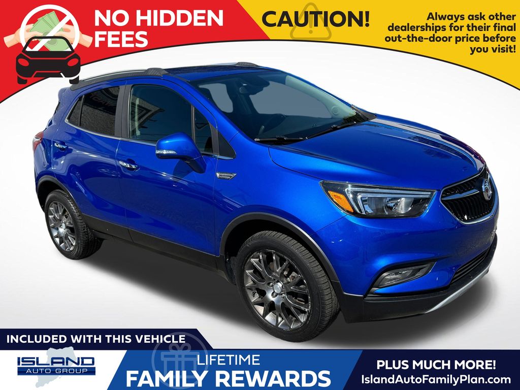 Brilliant Blue Metallic 2018 Buick Encore SUV / Crossover All-Wheel Drive 6-Speed Automatic Overdrive