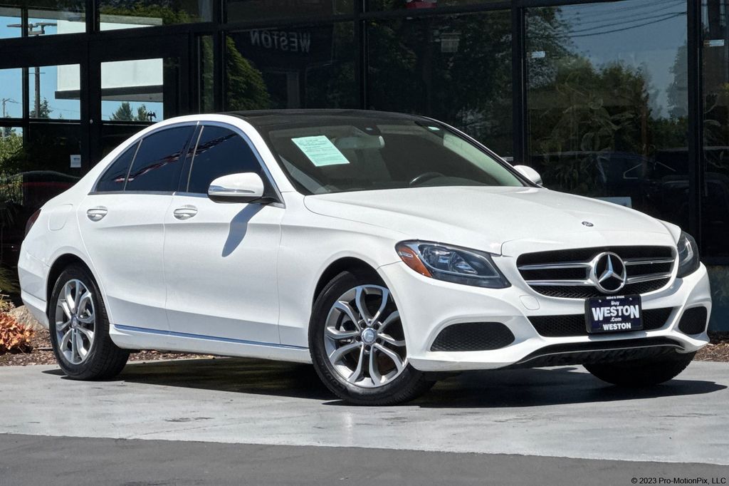 used 2015 Mercedes-Benz C-Class car, priced at $15,945