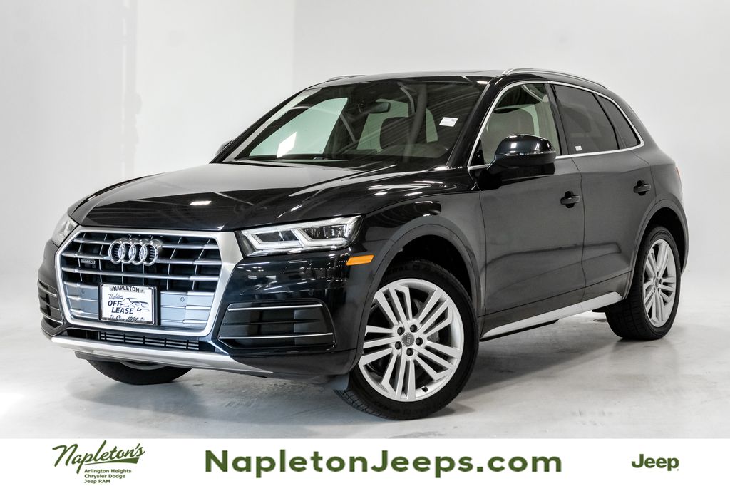 Moonlight Blue Metallic 2020 Audi Q5 SUV / Crossover All-Wheel Drive 7-Speed Automatic
