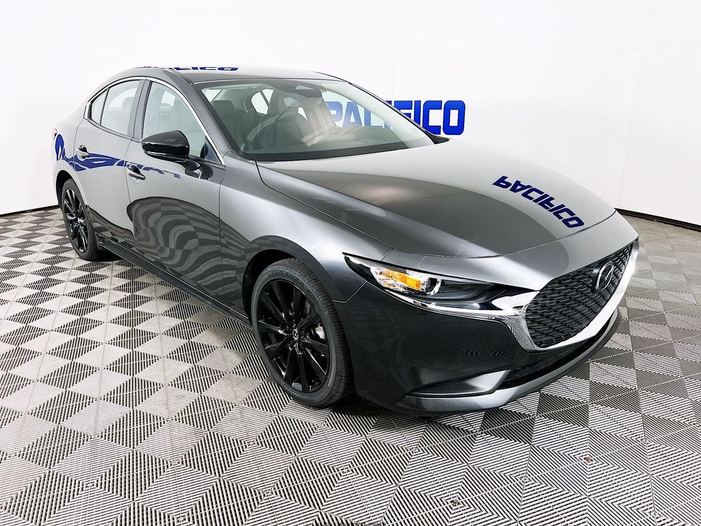 Machine Gray Metallic 2025 Mazda MAZDA3 2.5 S Select Sport FWD Sedan Front-Wheel Drive 6-Speed Automatic