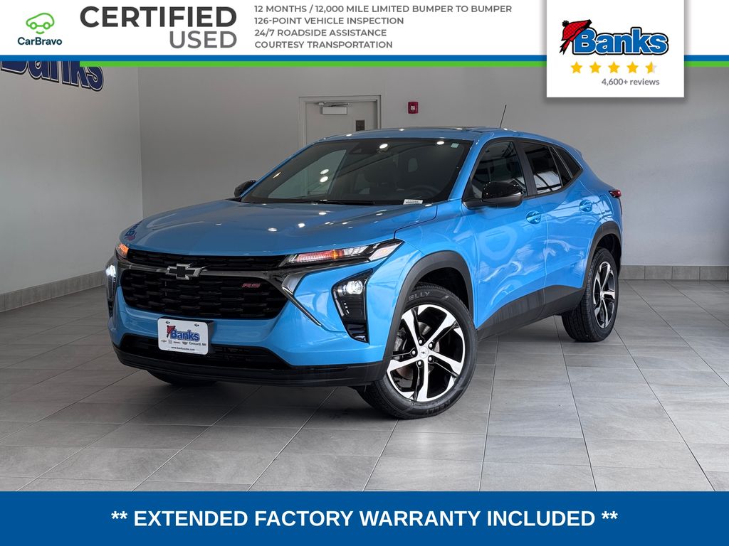 Marina Blue Metallic 2025 Chevrolet Trax SUV / Crossover Front-Wheel Drive 6-Speed Automatic