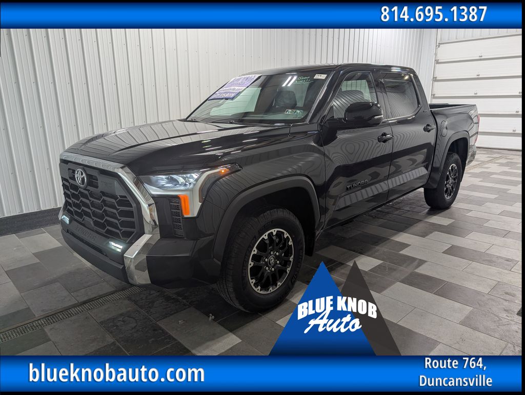 Midnight Black Metallic 2025 Toyota Tundra Pickup Truck Four-Wheel Drive Automatic