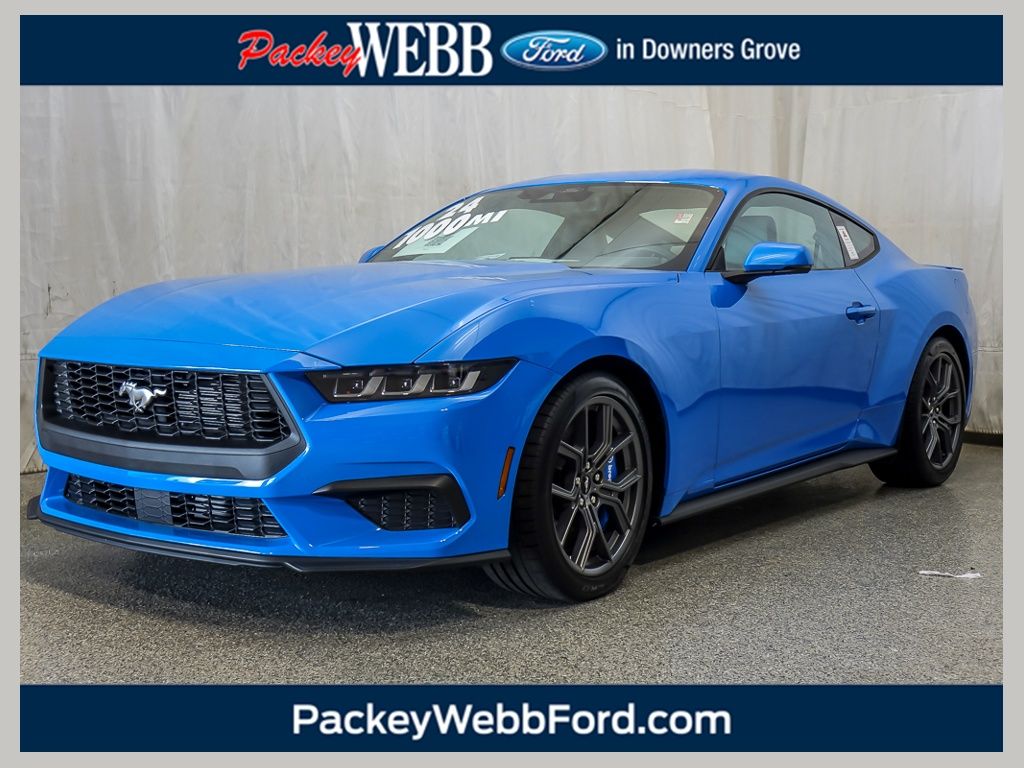 Grabber Blue Metallic 2024 Ford Mustang Coupe Rear-Wheel Drive Automatic