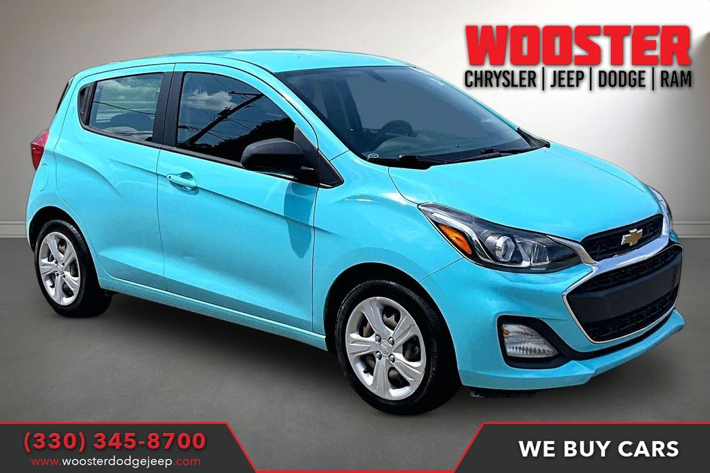 Mystic Blue Metallic 2022 Chevrolet Spark Hatchback Front-Wheel Drive Continuously Variable Transmission