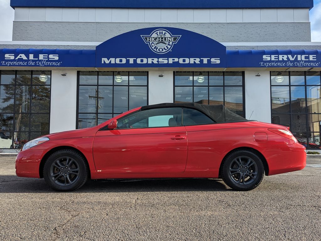 Red 2007 Toyota Camry Solara Convertible Front-Wheel Drive Automatic