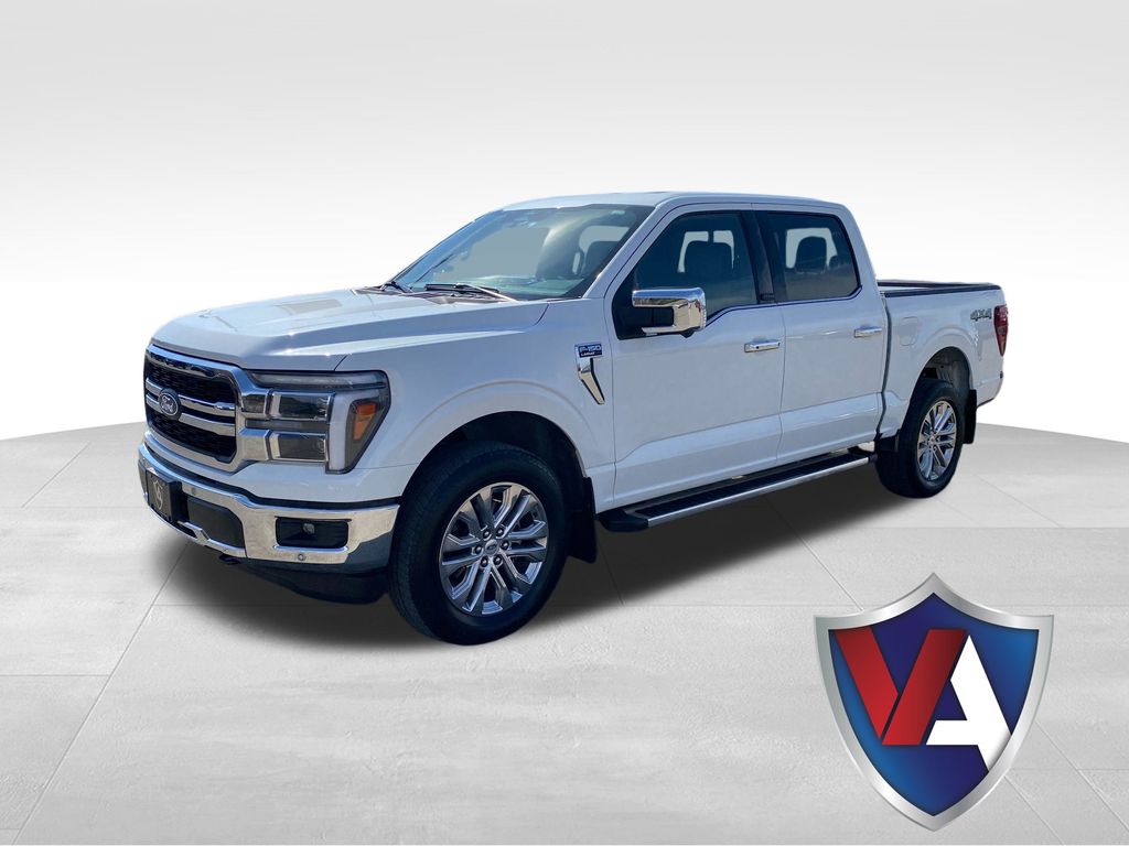 White Metallic 2025 Ford F-150 Pickup Truck Four-Wheel Drive Automatic