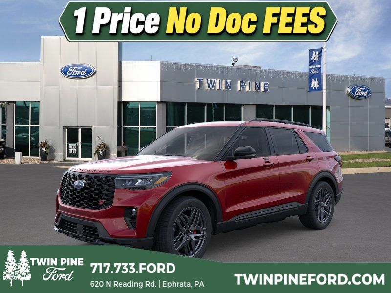 Rapid Red Metallic Tinted Clearcoat 2026 Ford Explorer SUV / Crossover All-Wheel Drive Automatic
