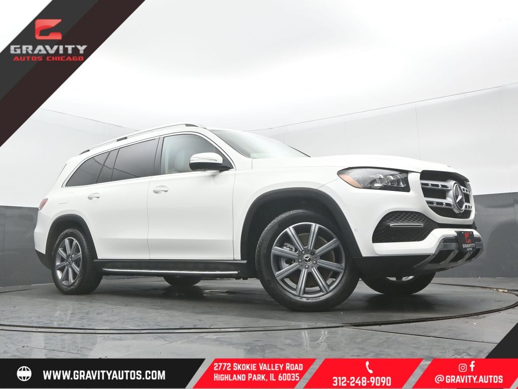 Polar White 2021 Mercedes-Benz GLS 450 4MATIC SUV / Crossover All-Wheel Drive 9-Speed Automatic