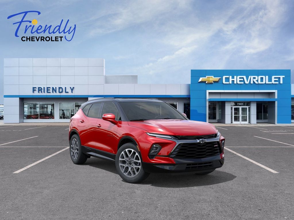 Radiant Red Tintcoat 2026 Chevrolet Blazer SUV / Crossover All-Wheel Drive 9-Speed Automatic Overdrive