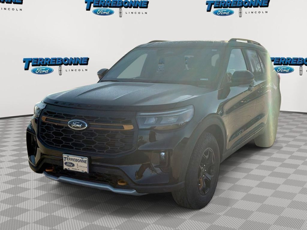 Black Metallic 2026 Ford Explorer SUV / Crossover All-Wheel Drive Automatic