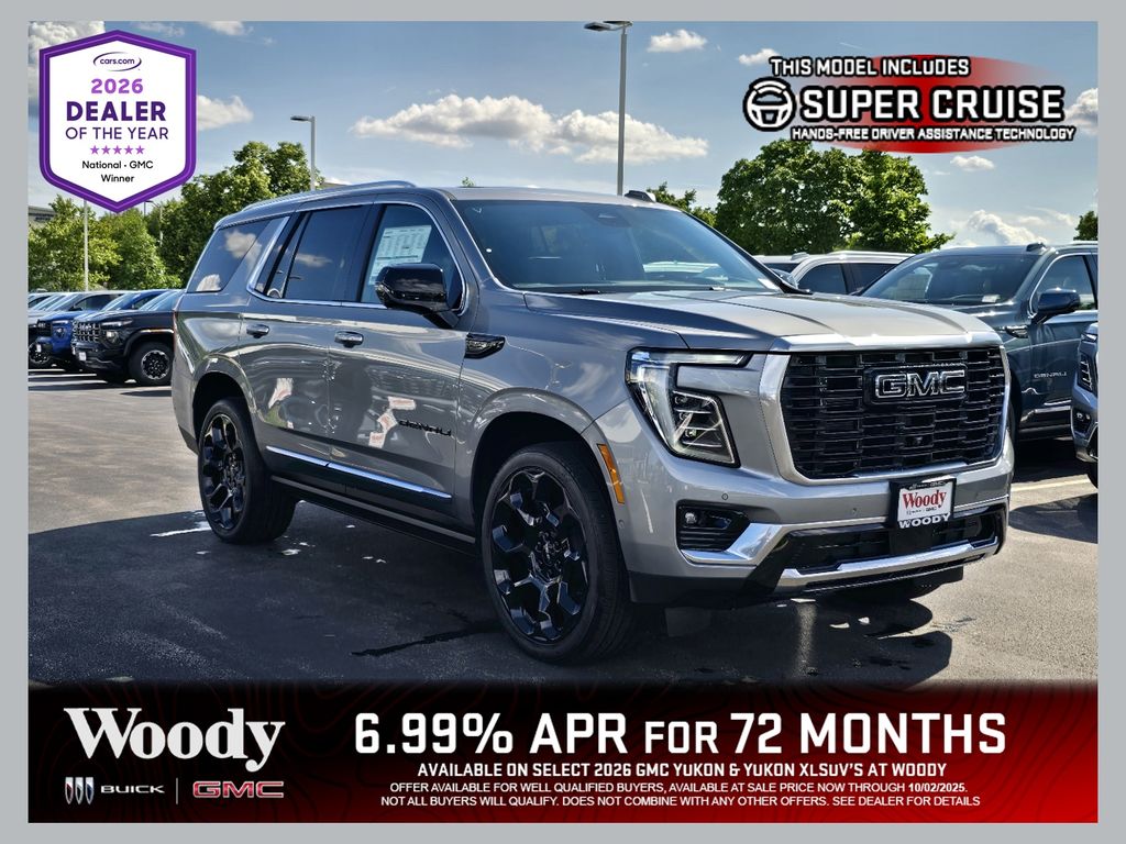 Sterling Metallic 2026 GMC Yukon SUV / Crossover Four-Wheel Drive