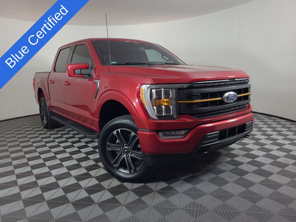 Rapid Red Metallic Tinted Clearcoat 2022 Ford F-150 Pickup Truck Four-Wheel Drive Automatic