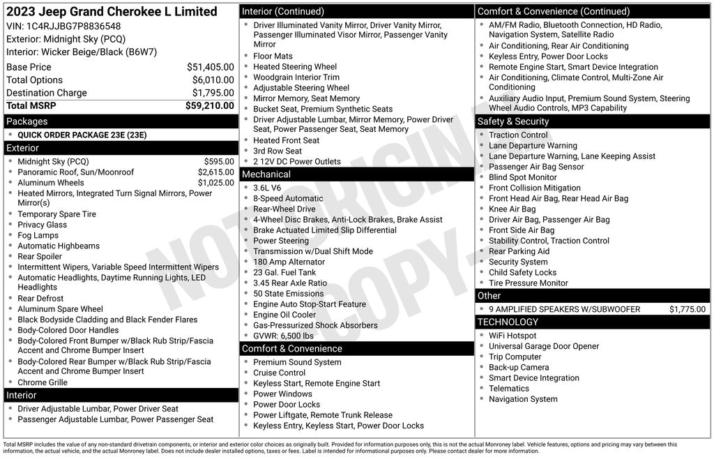Certified Used 2023 Blue Jeep Limited image 2