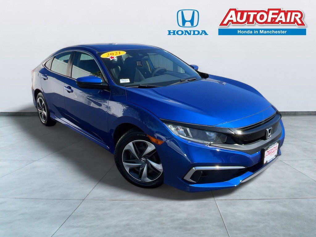 2021 Honda Civic Azul (Aegean Blue Metallic) Sedán Tracción delantera Transmisión variable continua