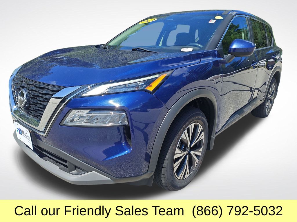 Caspian Blue Metallic 2023 Nissan Rogue SUV / Crossover All-Wheel Drive Continuously Variable Transmission