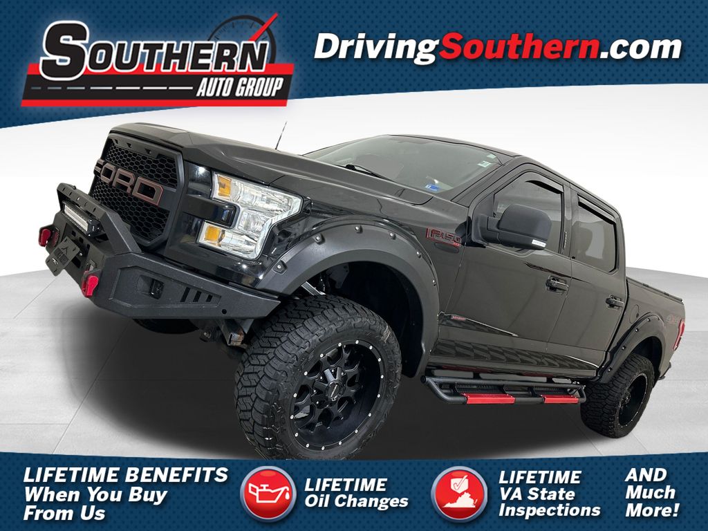 Shadow Black 2016 Ford F-150 XLT SuperCrew 4WD Pickup Truck Four-Wheel Drive 6-Speed Automatic