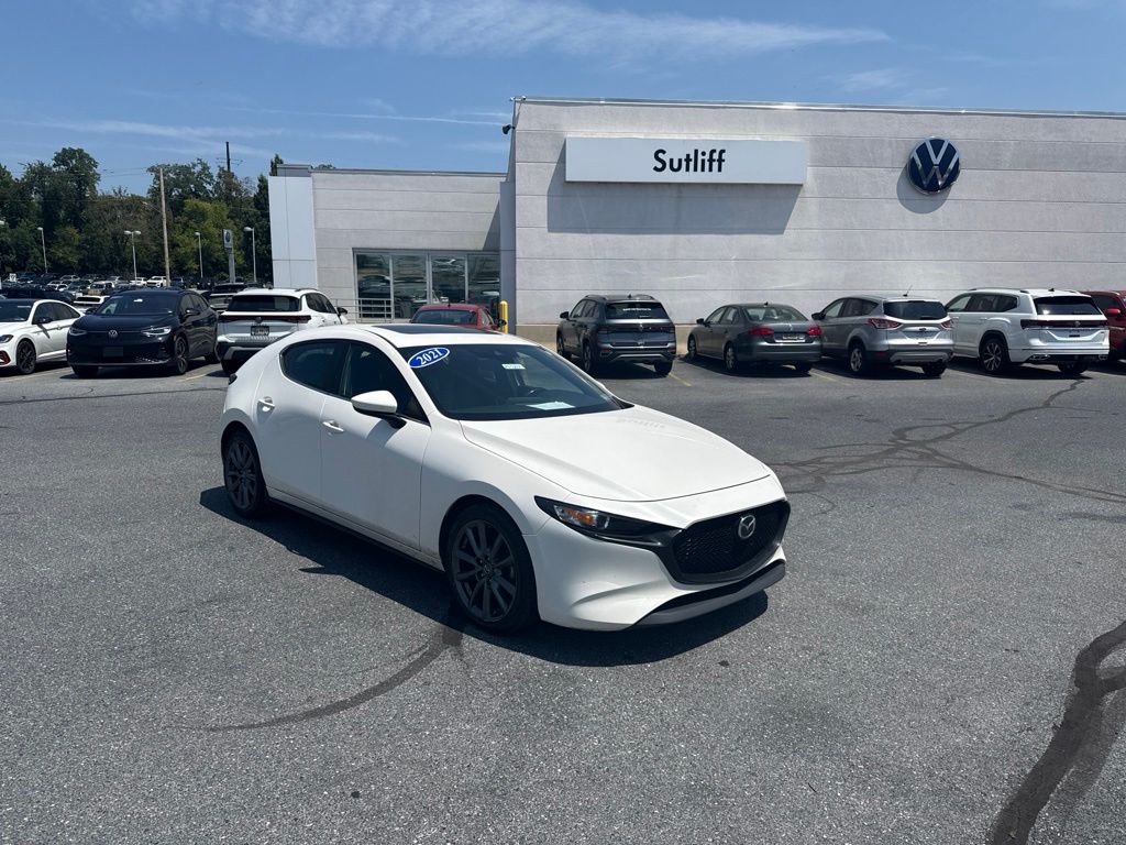 2021 Mazda Mazda3 Preferred White at Subaru and VW of Moon Township
