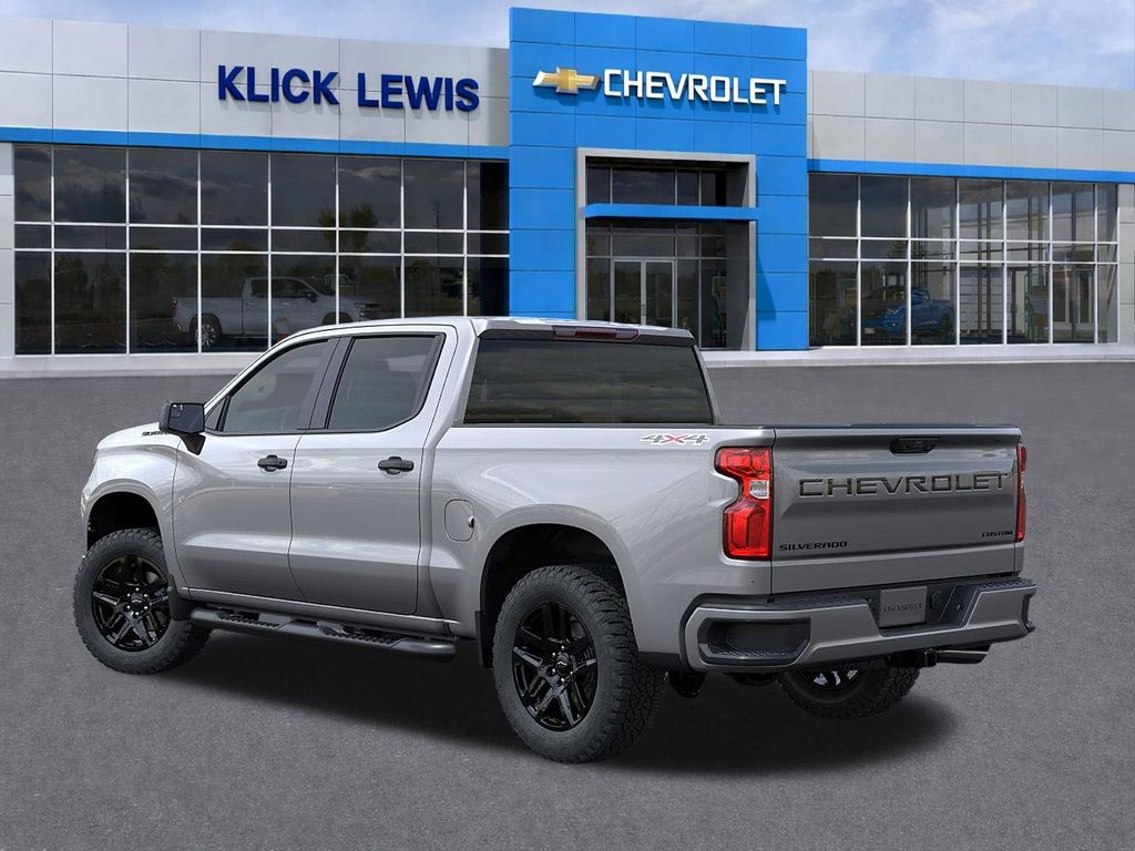 2026 Chevrolet Silverado 1500 Custom Gray at Klick Lewis Buick Chevrolet