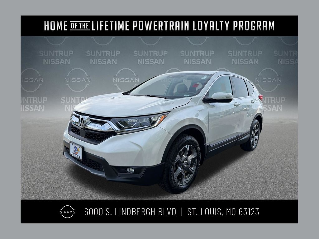 White 2018 Honda CR-V EX-L AWD SUV / Crossover All-Wheel Drive Continuously Variable Transmission