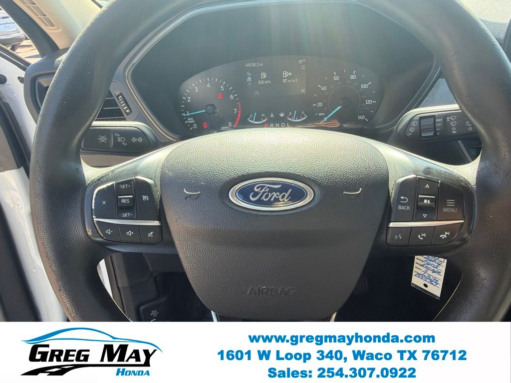 2020 Ford Escape S White at Greg May Honda