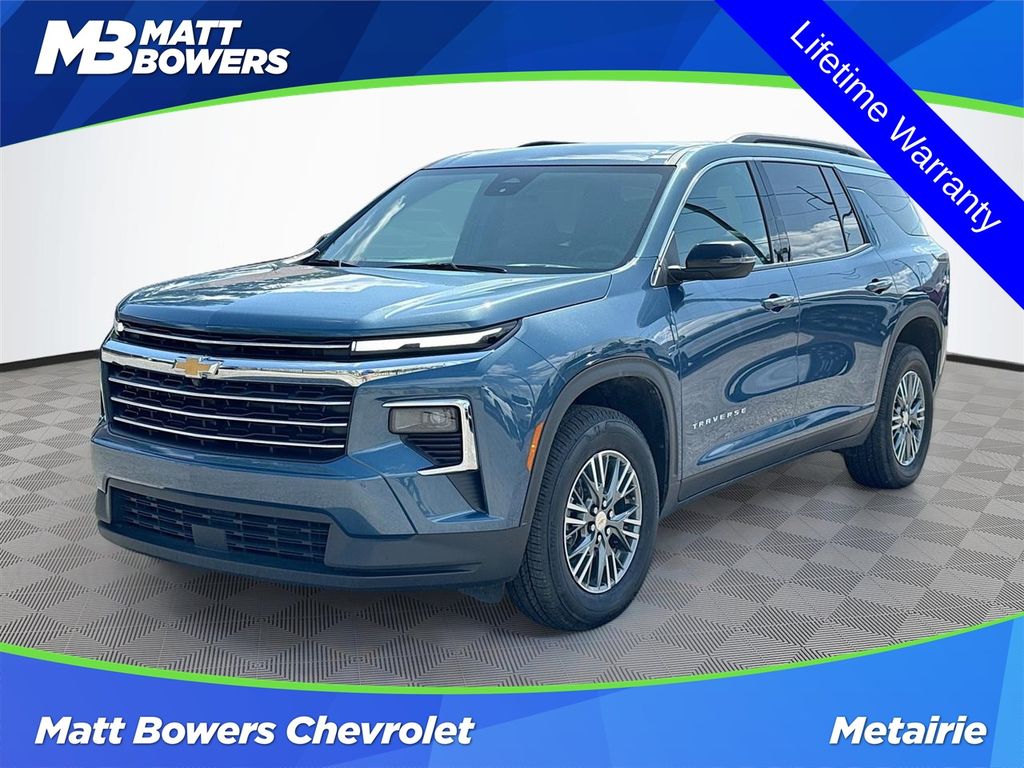 Lakeshore Blue Metallic 2025 Chevrolet Traverse SUV / Crossover Front-Wheel Drive 8-Speed Automatic